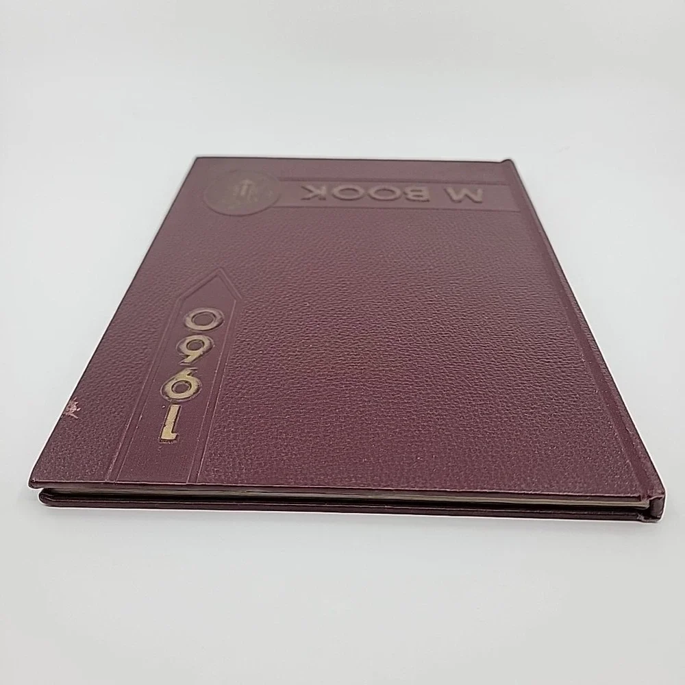 1960 Yearbook Monroe High School Wisconsin WI - M Book - Many Signatures